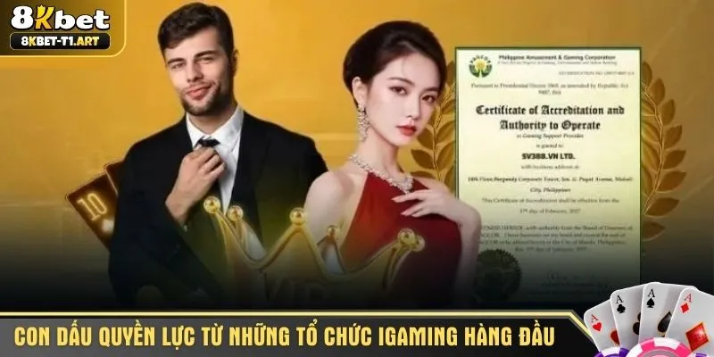 Con dấu quyền lực từ những tổ chức iGaming hàng đầu